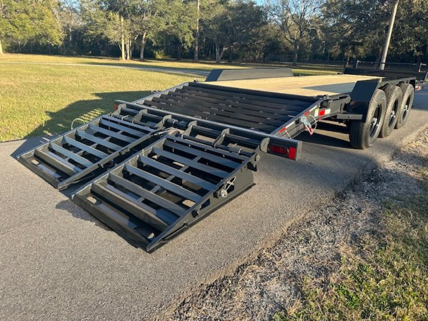 New 2026 Hillcrest Trailers 21K 21+3 Heavy Duty Tri-Axle Equipment Trailer