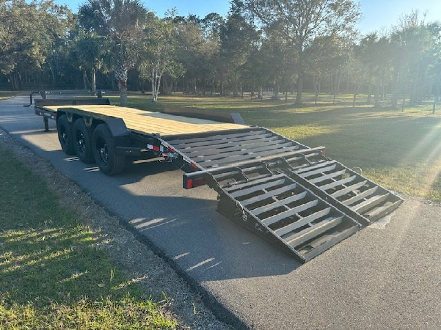 New 2026 Hillcrest Trailers 21K 21+3 Heavy Duty Tri-Axle Equipment Trailer