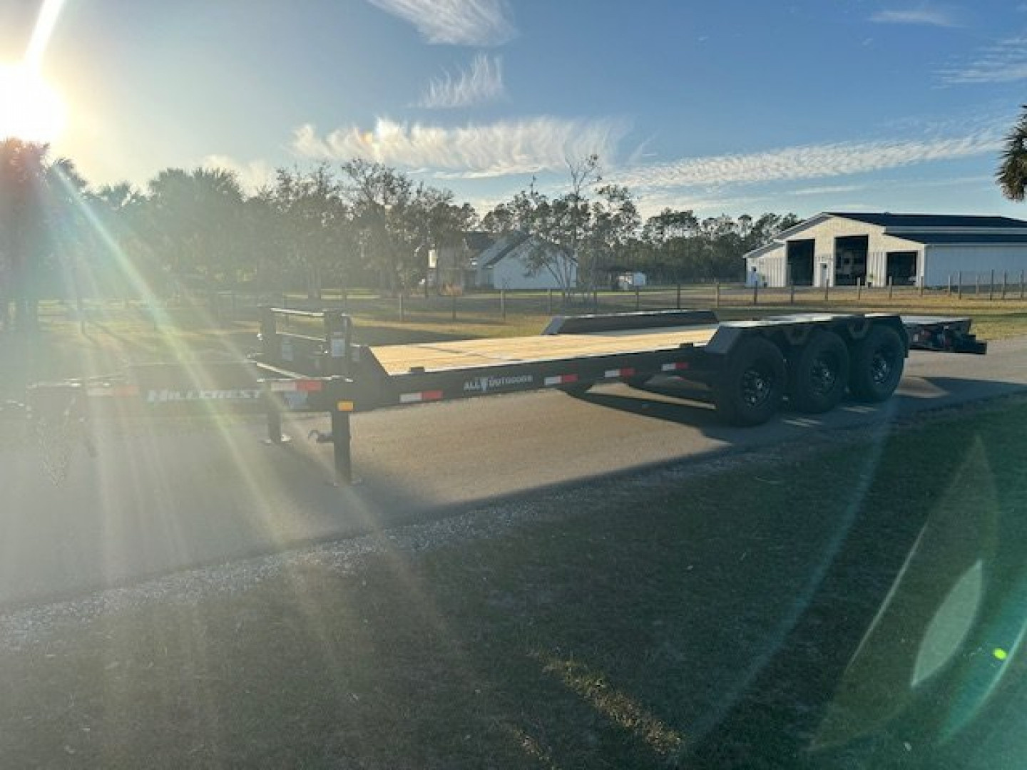 New 2026 Hillcrest Trailers 21K 21+3 Heavy Duty Tri-Axle Equipment Trailer