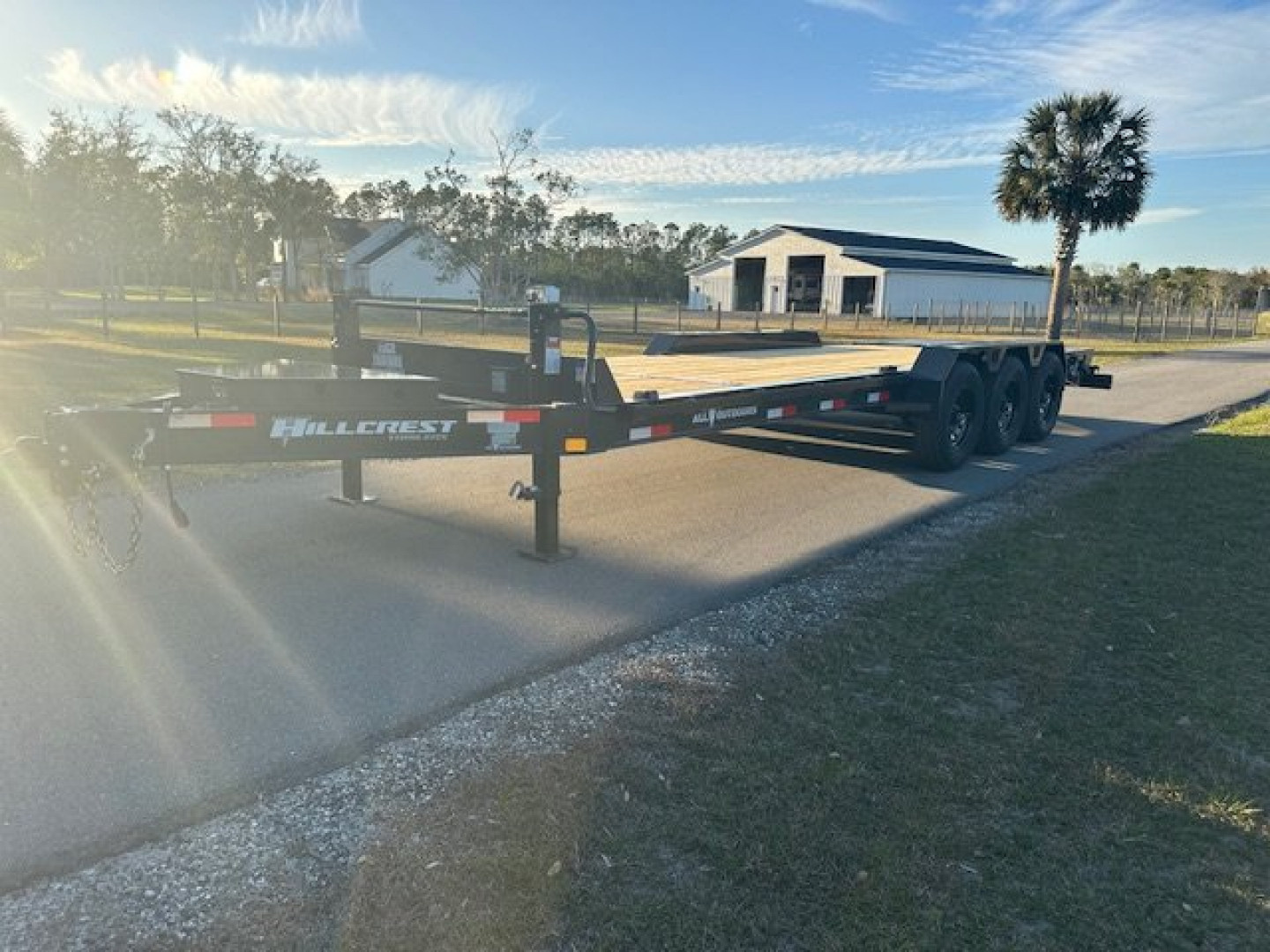 New 2026 Hillcrest Trailers 21K 21+3 Heavy Duty Tri-Axle Equipment Trailer