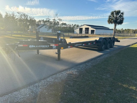 New 2026 Hillcrest Trailers 21K 21+3 Heavy Duty Tri-Axle Equipment Trailer