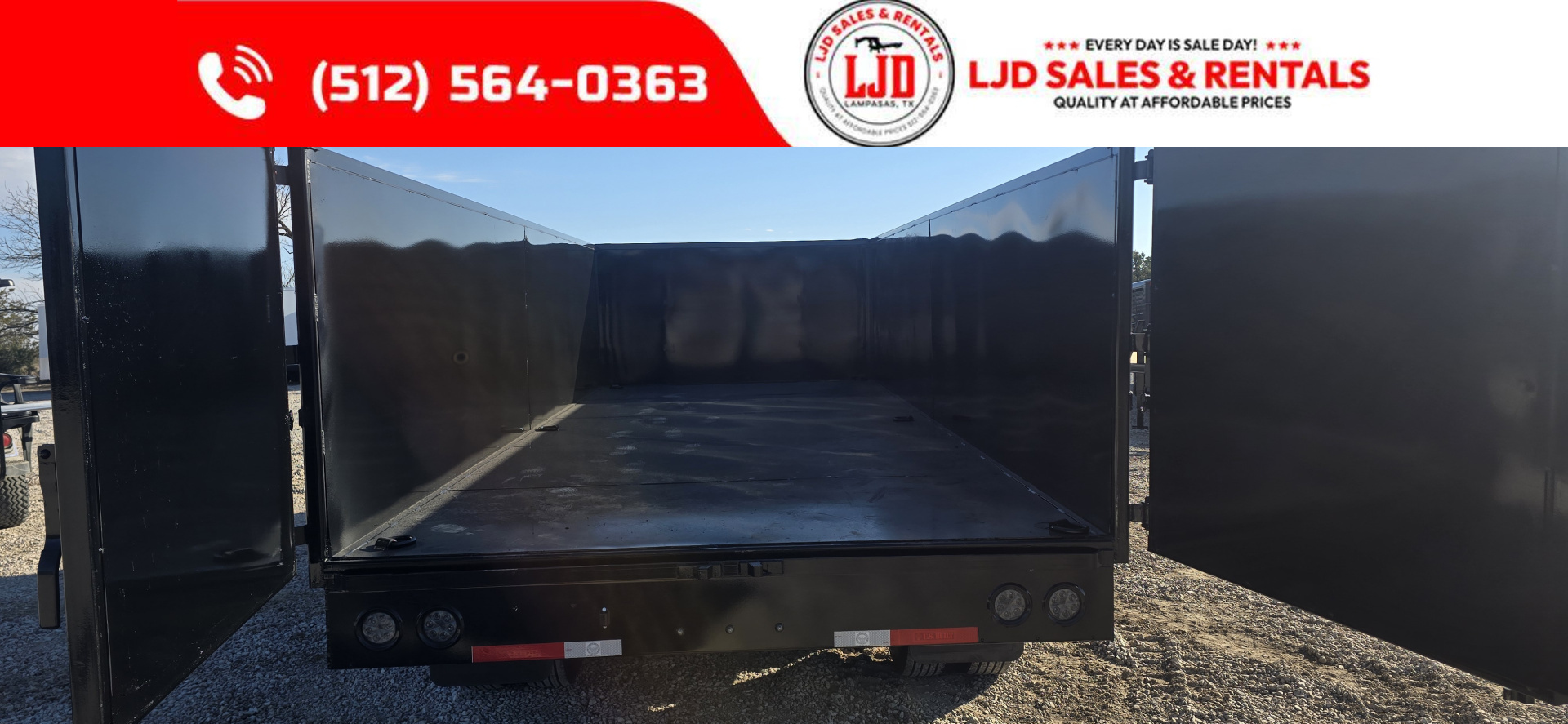 New 2026 US Built 8' X 20' X 4' Dump Trailer 25,990k GVWR