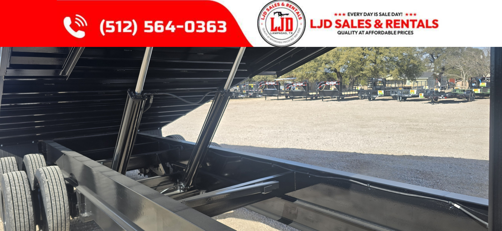 New 2026 US Built 8' X 20' X 4' Dump Trailer 25,990k GVWR