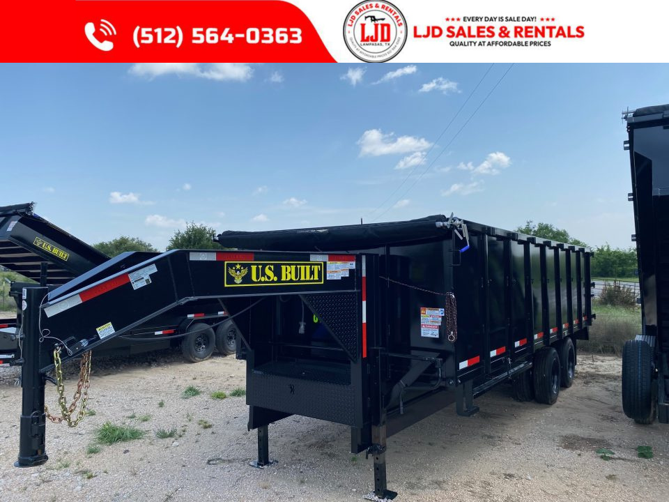 New 2026 US Built -20' X 4' Dump Trailer Dually- 26k GVWR - 18 Ply Tires-
