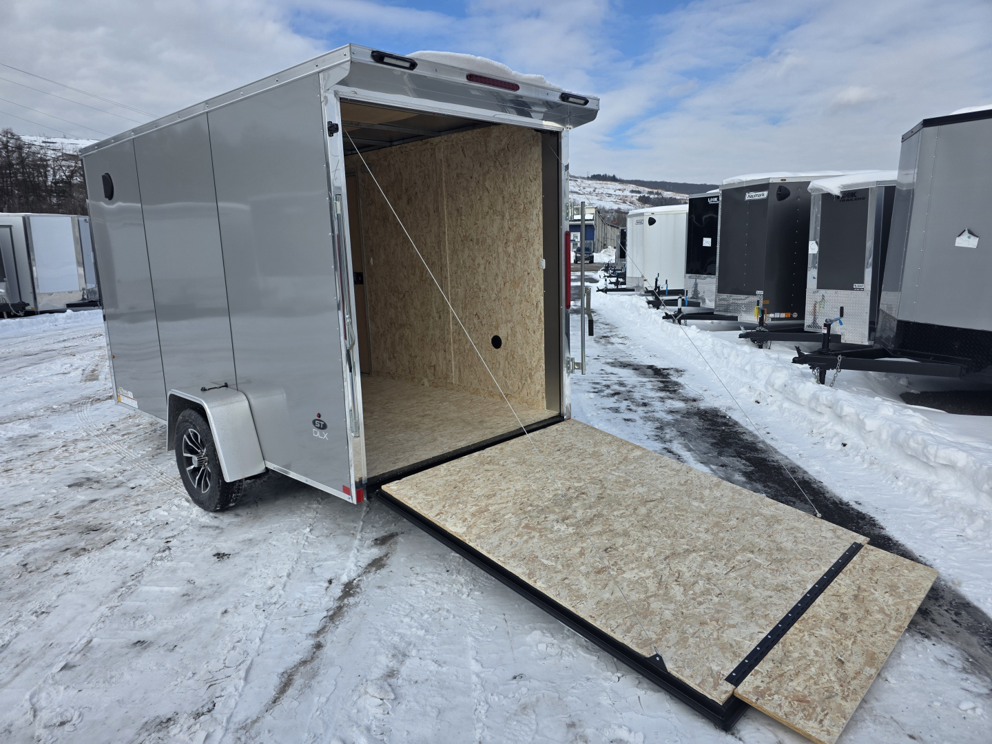New 2026 Look Trailers ST DLX 6X12 - RAMP Cargo / Enclosed Trailer
