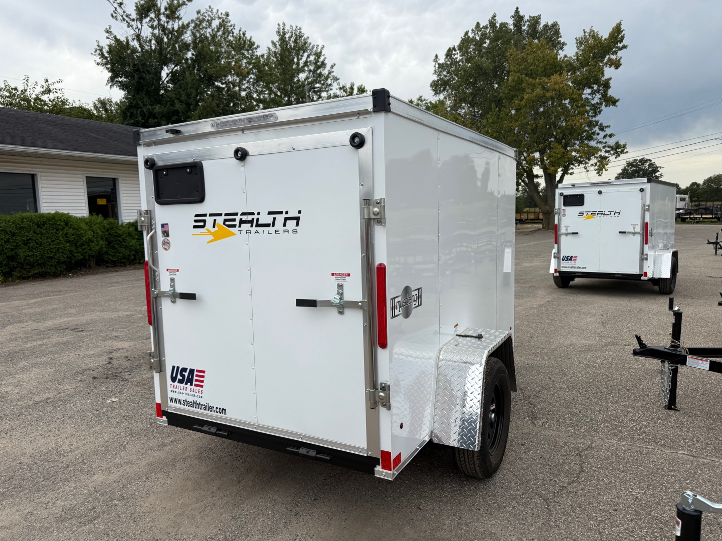 New 2026 5 X 8 Stealth Enclosed Trailer with Ramp