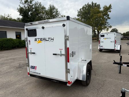 New 2026 5 X 8 Stealth Enclosed Trailer with Ramp