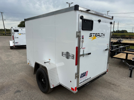 New 2026 5 X 8 Stealth Enclosed Trailer with Ramp