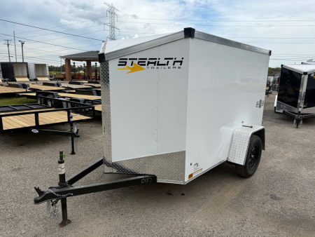 New 2026 5 X 8 Stealth Enclosed Trailer with Ramp