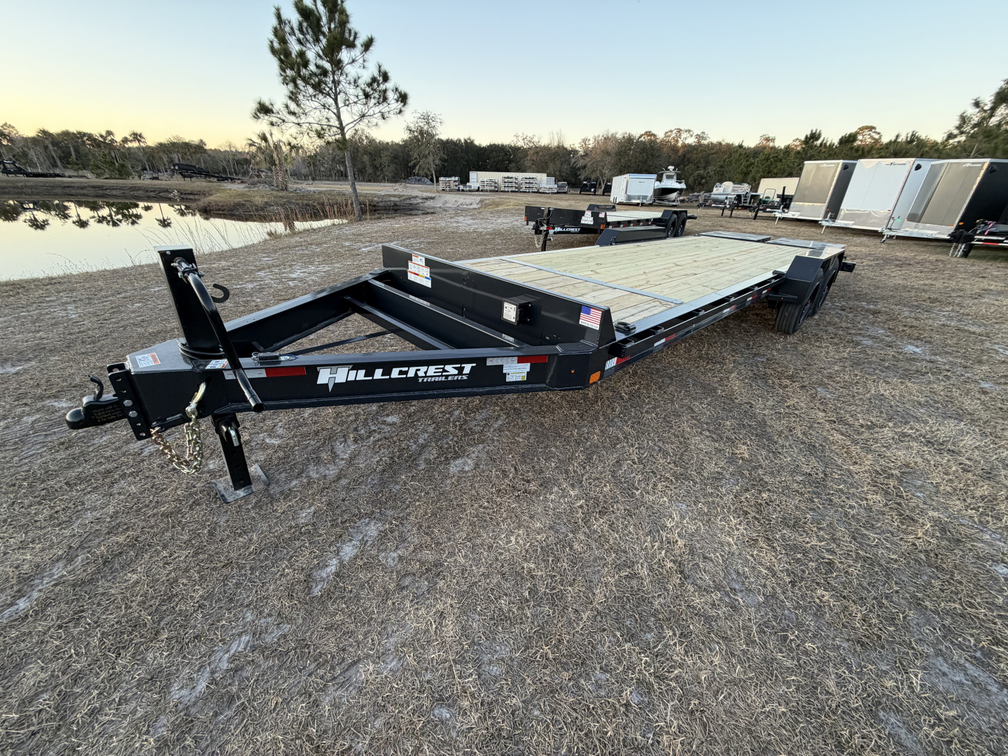 New 2026 Hillcrest Trailers 17.6K 21+3 I-Beam Equipment Trailer