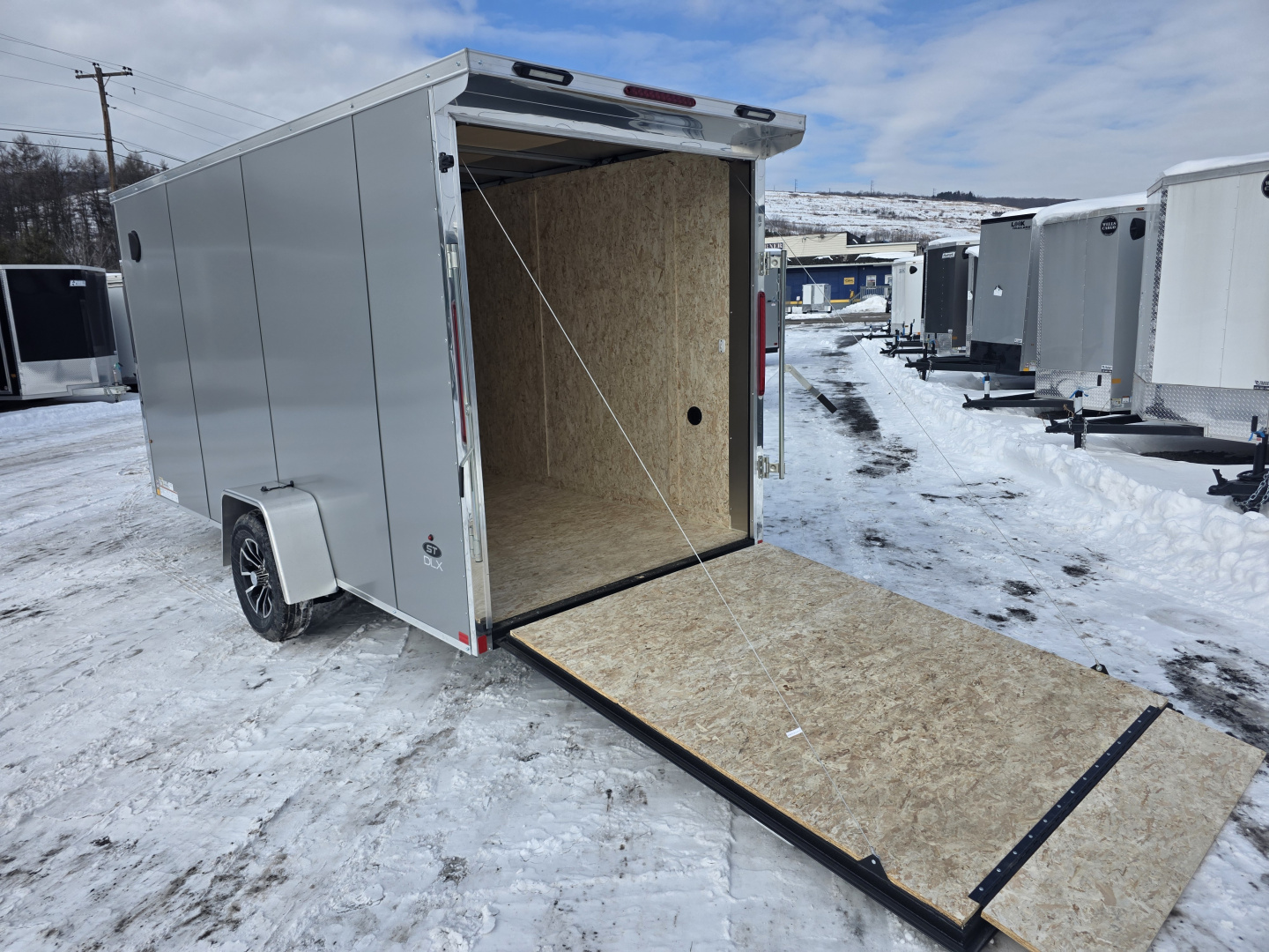 New 2026 Look Trailers ST DLX 6X14 - RAMP Cargo / Enclosed Trailer