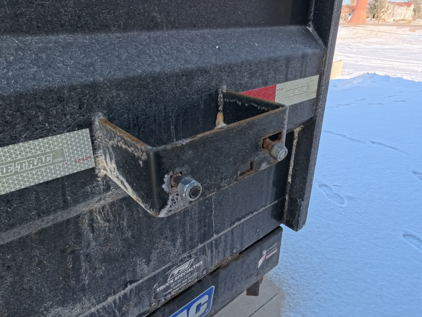 Used 2015 Sure-Trac 82 x 14 Dump Trailer with 14,000 lb. GVWR -Black