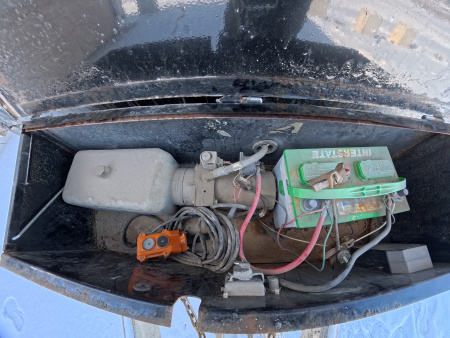 Used 2015 Sure-Trac 82 x 14 Dump Trailer with 14,000 lb. GVWR -Black