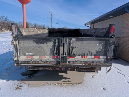Used 2015 Sure-Trac 82 x 14 Dump Trailer with 14,000 lb. GVWR -Black