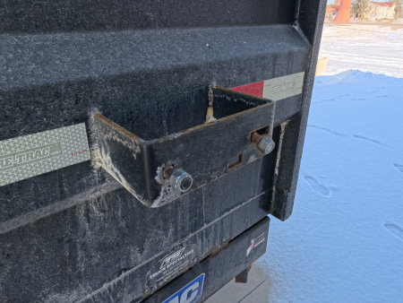 Used 2015 Sure-Trac 82 x 14 Dump Trailer with 14,000 lb. GVWR -Black