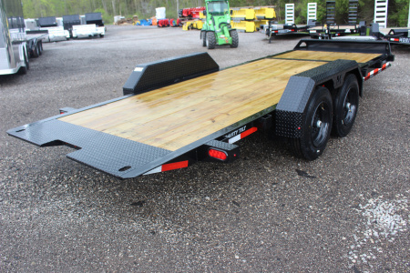 New 2026 Moritz 7' x 16' + 4' Low Pro - Gravity Tilt - Tilt Trailer - 16000# GVW