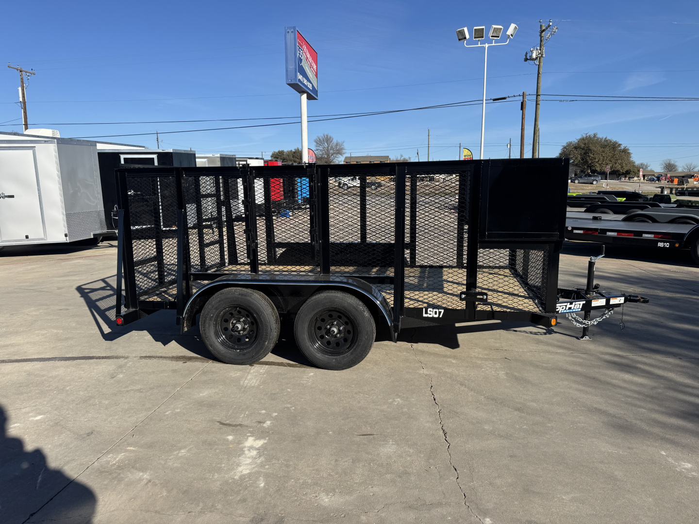 New 2026 Top Hat Trailers LS07 12X83 Landscape Trailer