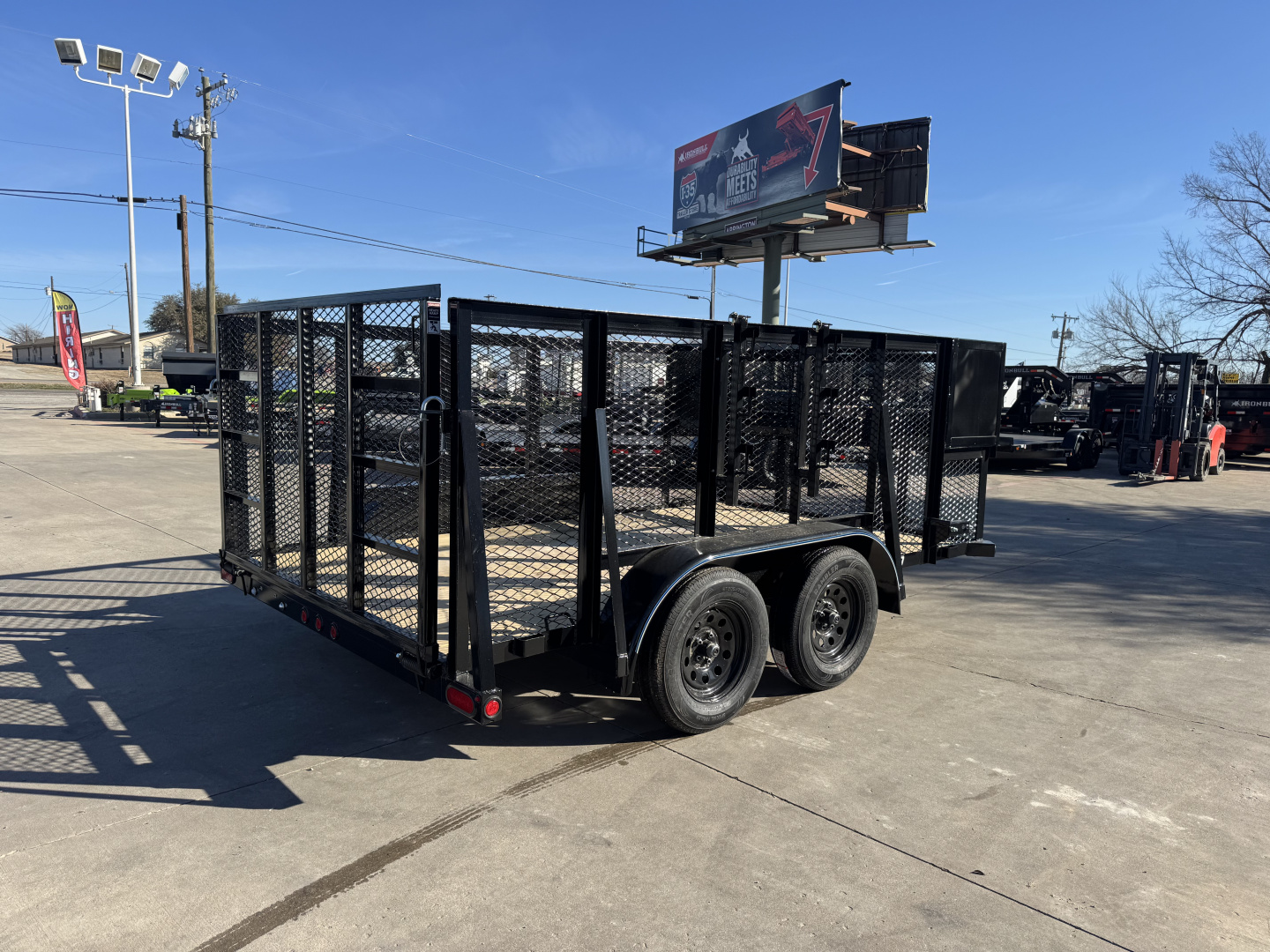 New 2026 Top Hat Trailers LS07 12X83 Landscape Trailer
