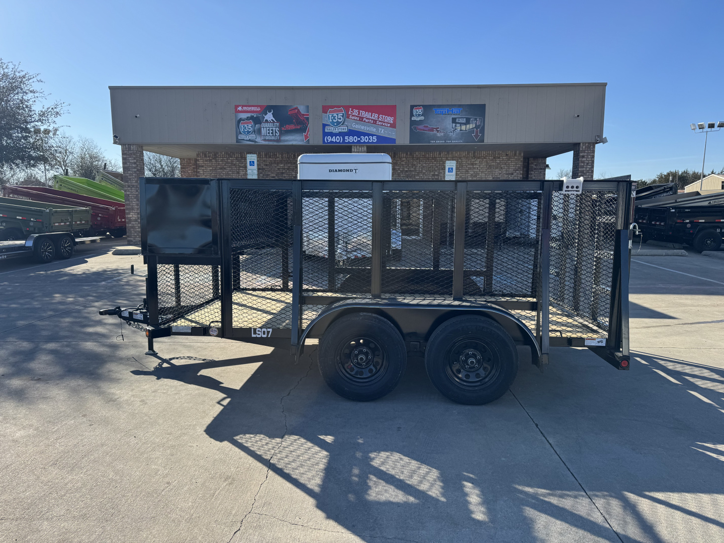 New 2026 Top Hat Trailers LS07 12X83 Landscape Trailer