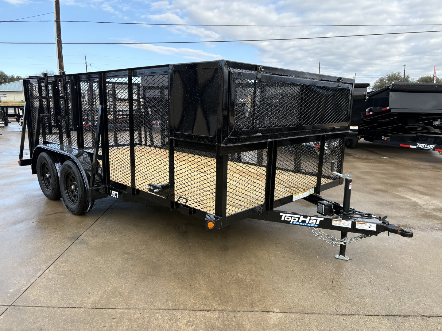 New 2026 Top Hat Trailers LS07 14X83 Landscape Trailer