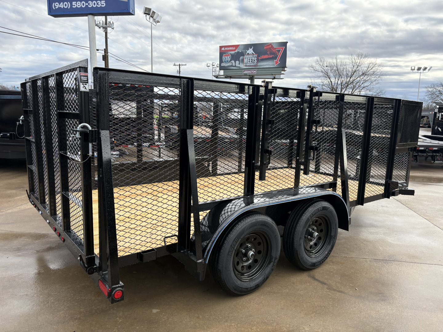 New 2026 Top Hat Trailers LS07 14X83 Landscape Trailer