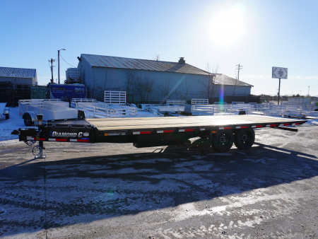 New 2026 Diamond C Trailers DET207 24ft Deckover Tilt