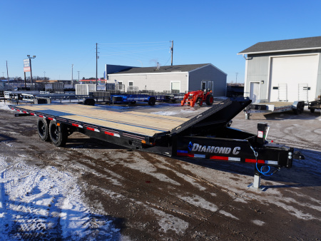 New 2026 Diamond C Trailers DET207 24ft Deckover Tilt