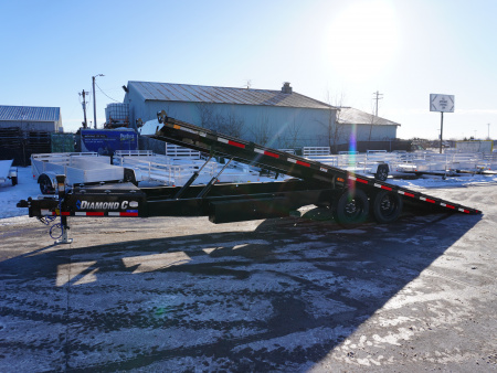 New 2026 Diamond C Trailers DET207 24ft Deckover Tilt