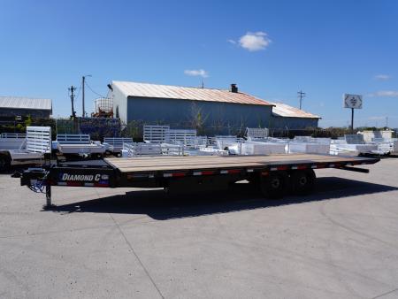New 2026 Diamond C Trailers DET207 24ft Deckover Tilt