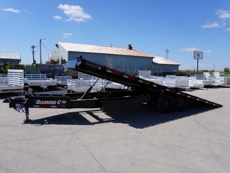 New 2026 Diamond C Trailers DET207 24ft Deckover Tilt