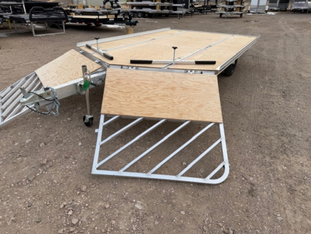 New 2026 Triton Trailers 2 Place Snowmobile Trailer- 12'- Drive on/Off Ramps W/Spare