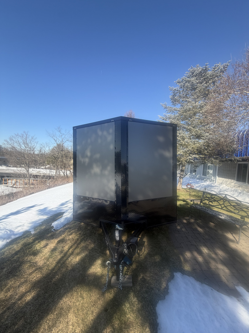 New 2026 Maximum Cargo Trailers 8.5X24 TA3 CHARCOAL W/ BLK Cargo / Enclosed Trailer