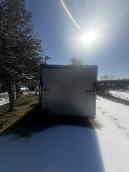 New 2026 Maximum Cargo Trailers 8.5X24 TA3 CHARCOAL W/ BLK Cargo / Enclosed Trailer