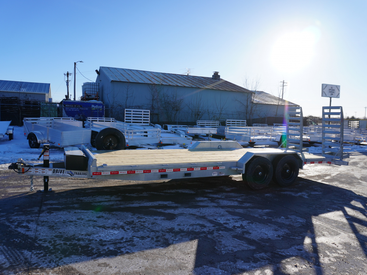 New 2026 Drive Trailers 22ft Equipment Trailer