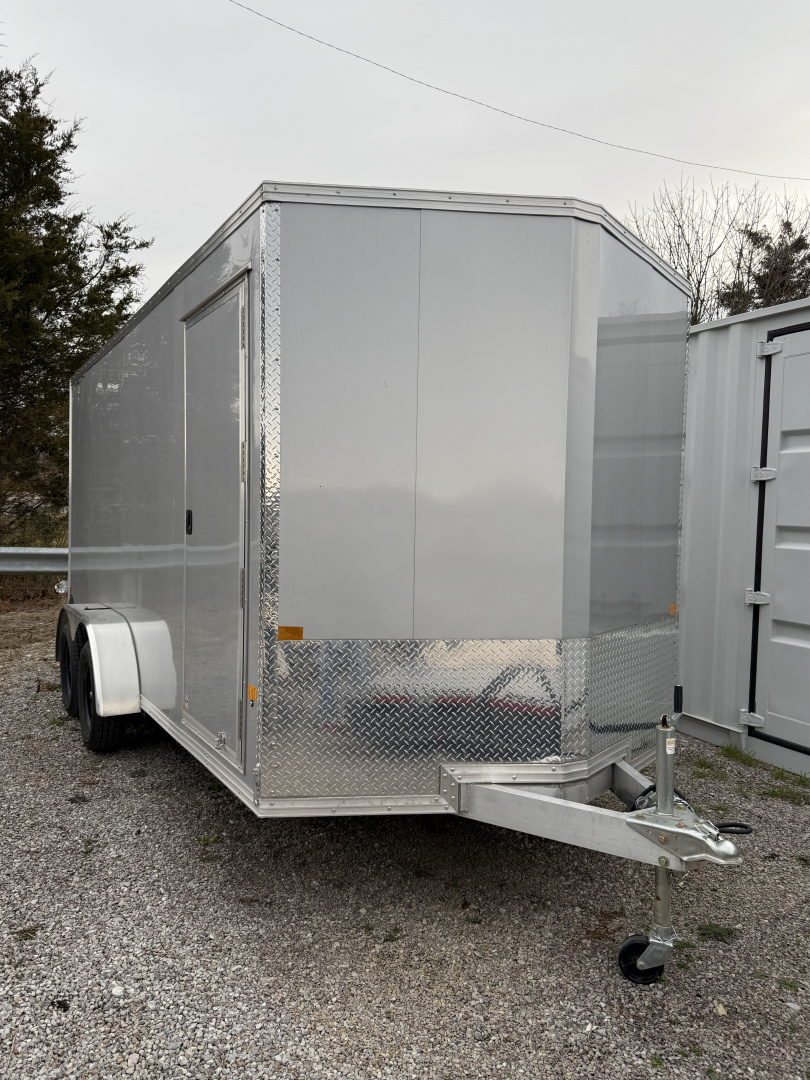 Used 2025 ALCOM STEALTH XLT 7X16 Cargo / Enclosed Trailer, ALL ALUMINUM FRAME , 7K GVWR