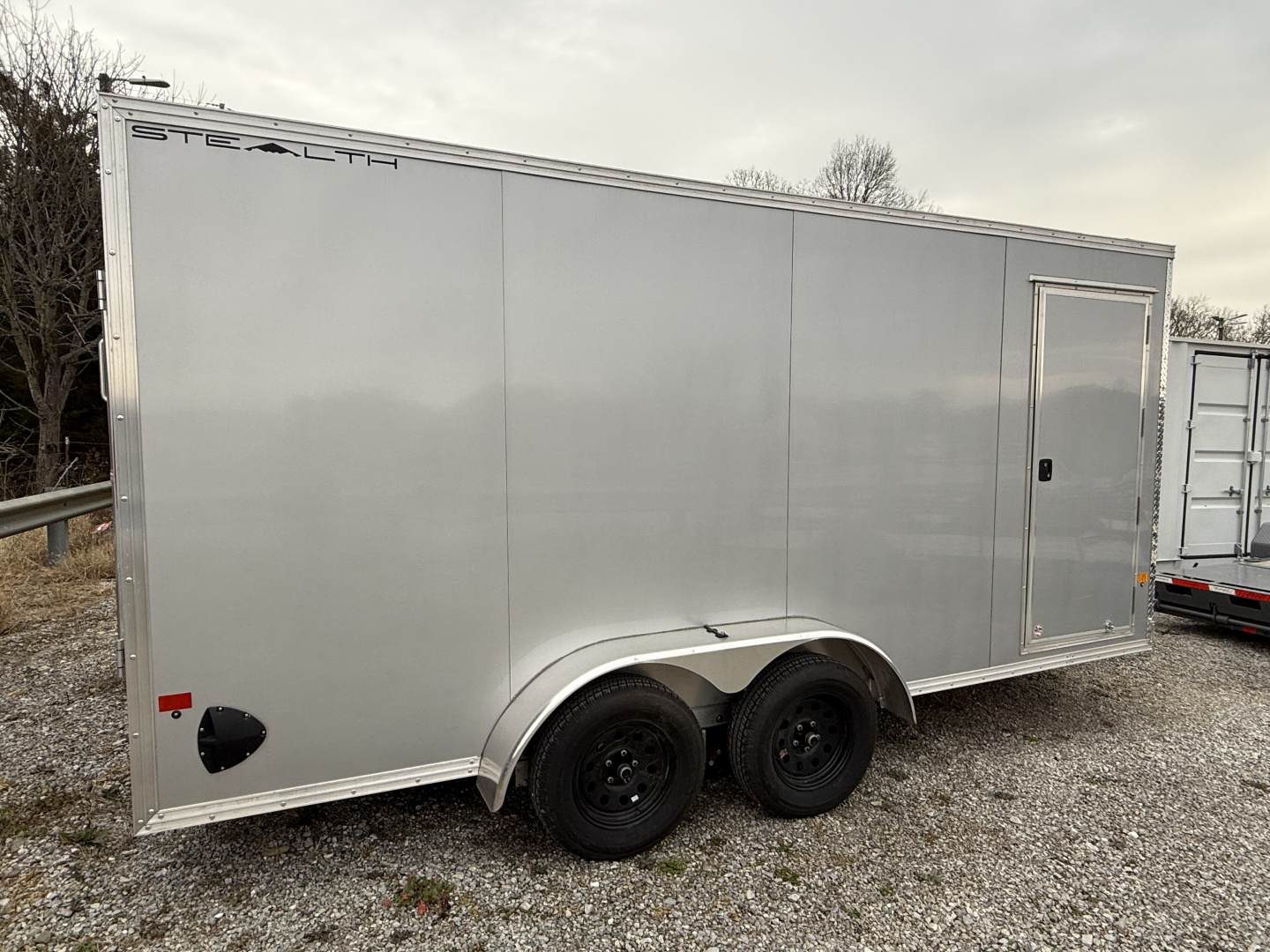 Used 2025 ALCOM STEALTH XLT 7X16 Cargo / Enclosed Trailer, ALL ALUMINUM FRAME , 7K GVWR