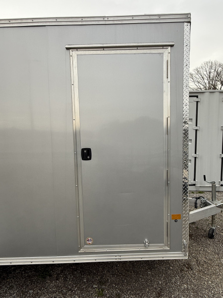 Used 2025 ALCOM STEALTH XLT 7X16 Cargo / Enclosed Trailer, ALL ALUMINUM FRAME , 7K GVWR