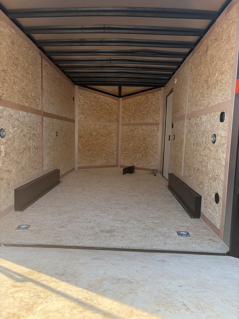 New 2026 Continental Cargo VHW714TA2-24 Cargo / Enclosed Trailer 7X14 TA RAMP DOOR (GVW:7000) WHITE