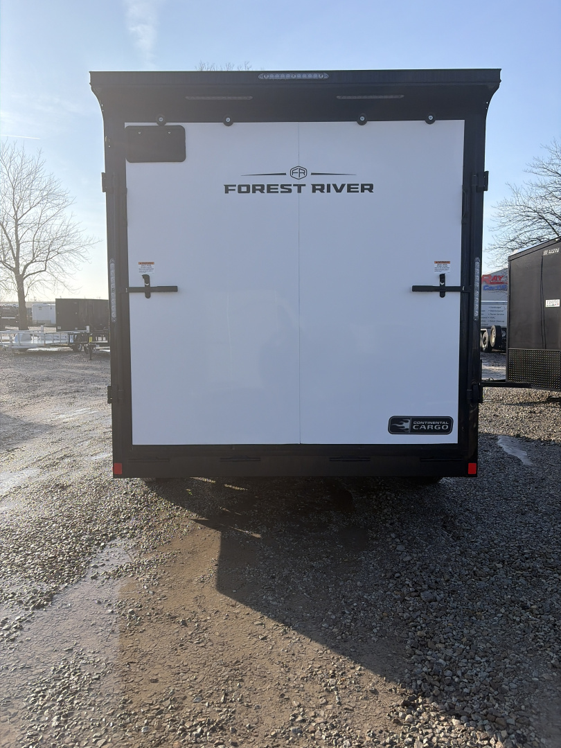 New 2026 Continental Cargo VHW714TA2-24 Cargo / Enclosed Trailer 7X14 TA RAMP DOOR (GVW:7000) WHITE