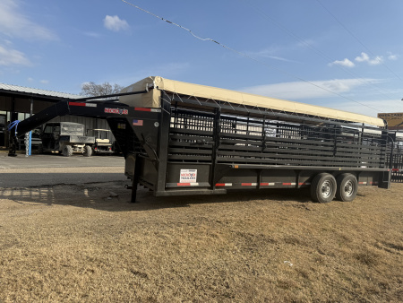 New 2026 Neckover 6'8 X24' Stock / Stock Combo Trailer