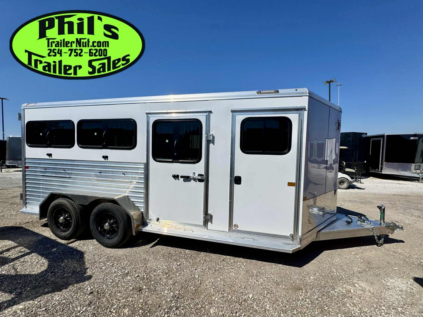 New Frontier Trailers 6 PEN LOW PRO LIVESTOCK TRAILER Stock / Stock Combo Trailer LAST 1 AT THIS PRICE! GET IT BEFORE IT'S GONE!