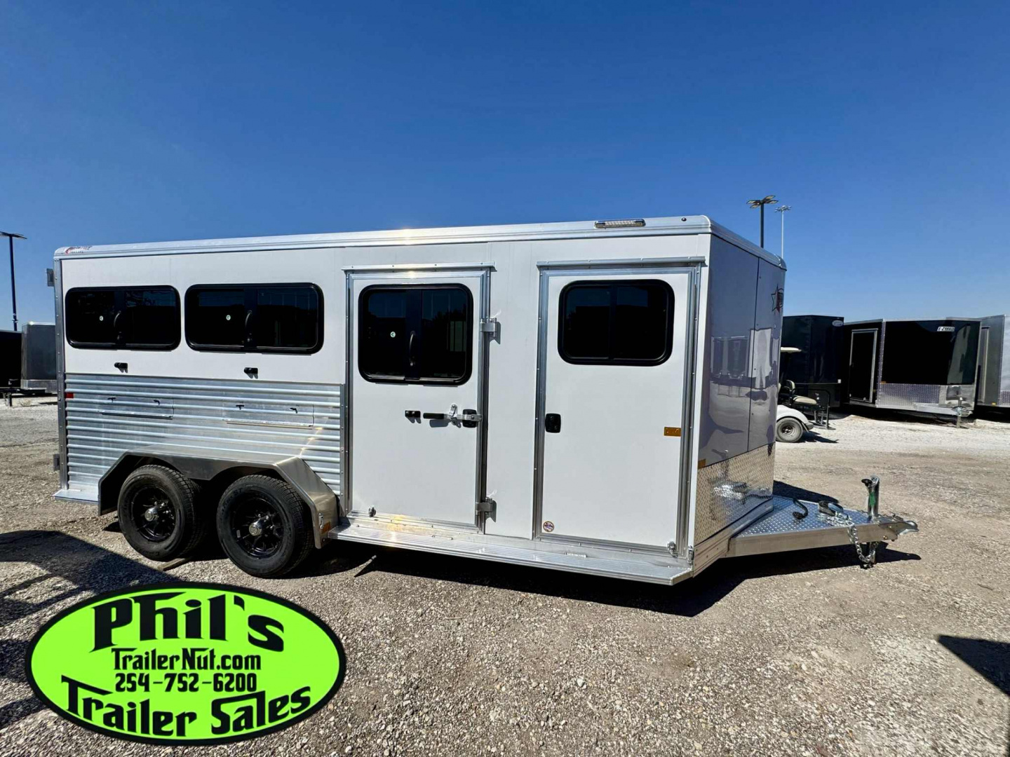 New Frontier Trailers 6 PEN LOW PRO LIVESTOCK TRAILER Stock / Stock Combo Trailer LAST 1 AT THIS PRICE! GET IT BEFORE IT'S GONE!