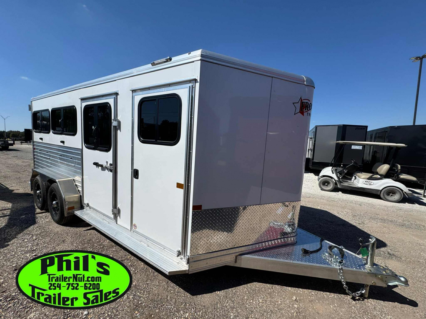 New Frontier Trailers 6 PEN LOW PRO LIVESTOCK TRAILER Stock / Stock Combo Trailer LAST 1 AT THIS PRICE! GET IT BEFORE IT'S GONE!