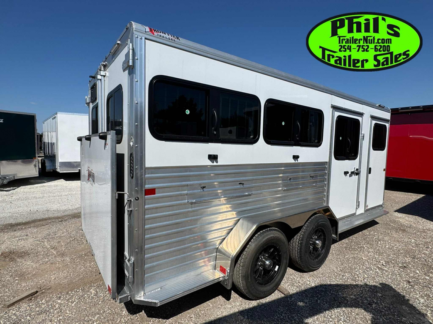 New Frontier Trailers 6 PEN LOW PRO LIVESTOCK TRAILER Stock / Stock Combo Trailer LAST 1 AT THIS PRICE! GET IT BEFORE IT'S GONE!