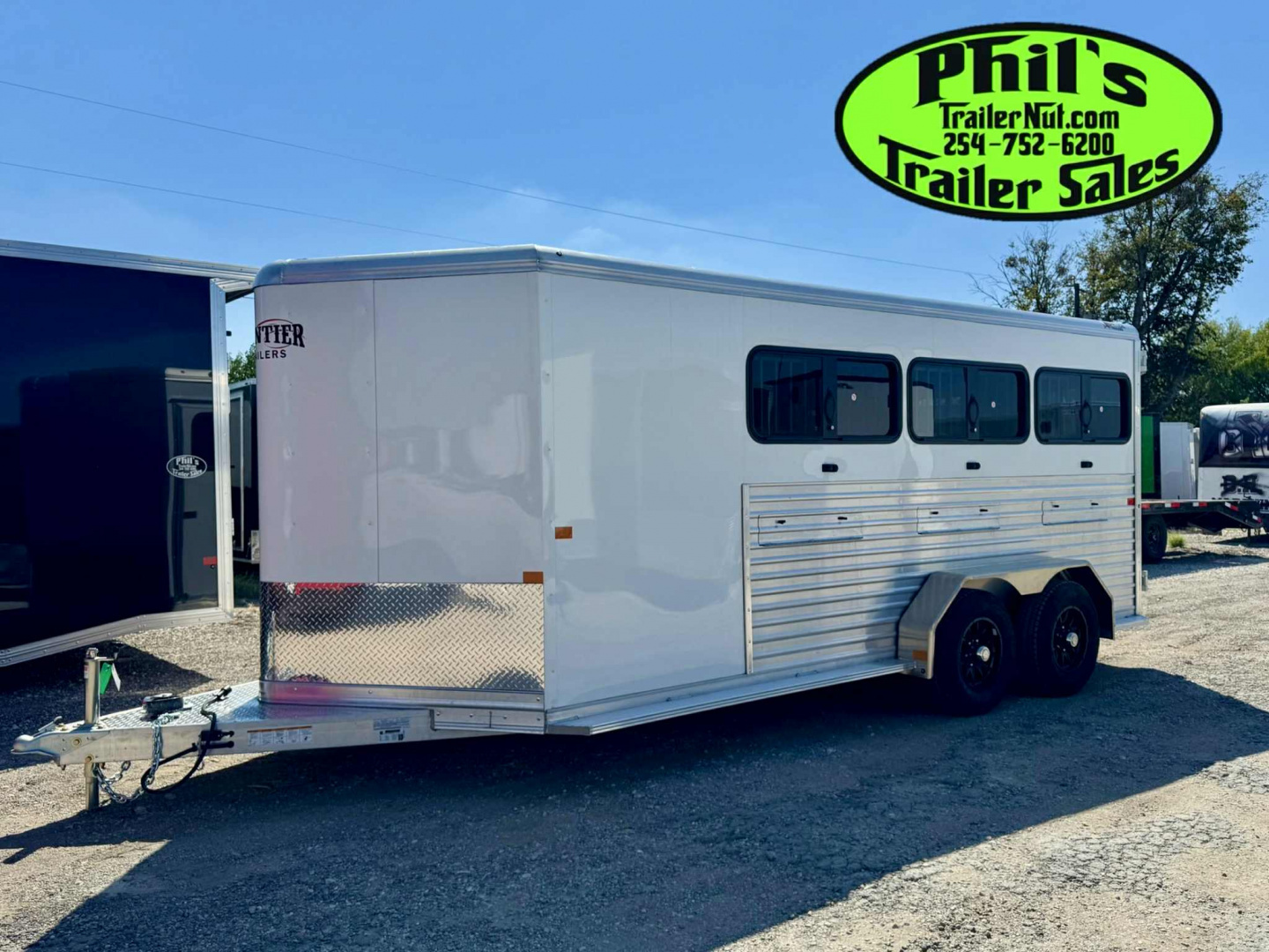 New Frontier Trailers 6 PEN LOW PRO LIVESTOCK TRAILER Stock / Stock Combo Trailer LAST 1 AT THIS PRICE! GET IT BEFORE IT'S GONE!