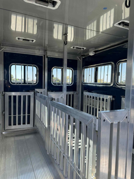New Frontier Trailers 6 PEN LOW PRO LIVESTOCK TRAILER Stock / Stock Combo Trailer LAST 1 AT THIS PRICE! GET IT BEFORE IT'S GONE!