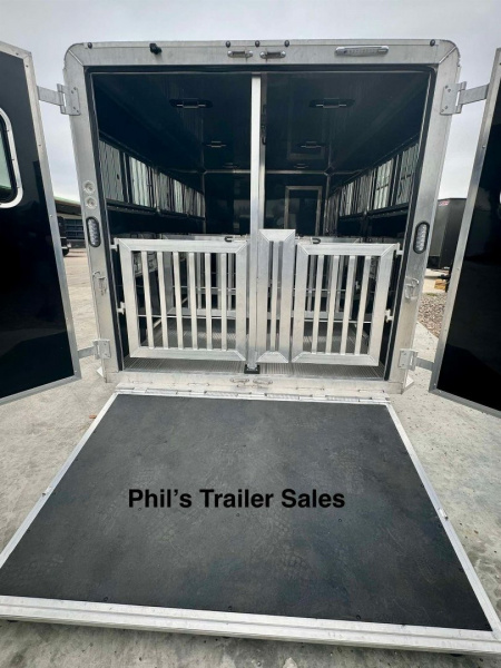 New Frontier Trailers 6 PEN LOW PRO LIVESTOCK TRAILER Stock / Stock Combo Trailer LAST 1 AT THIS PRICE! GET IT BEFORE IT'S GONE!