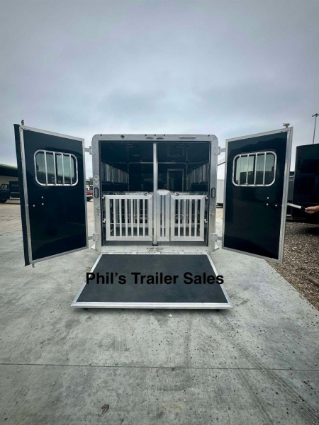 New Frontier Trailers 6 PEN LOW PRO LIVESTOCK TRAILER Stock / Stock Combo Trailer LAST 1 AT THIS PRICE! GET IT BEFORE IT'S GONE!