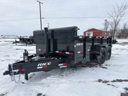 New 2026 Rice Trailers 14K HDM 14 (82  X 14') 16K Telescopic Dump Trailer
