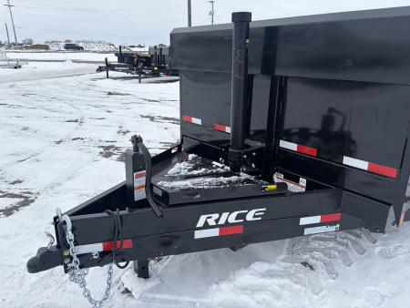 New 2026 Rice Trailers 14K HDM 14 (82" X 14') 16K Telescopic Dump Trailer